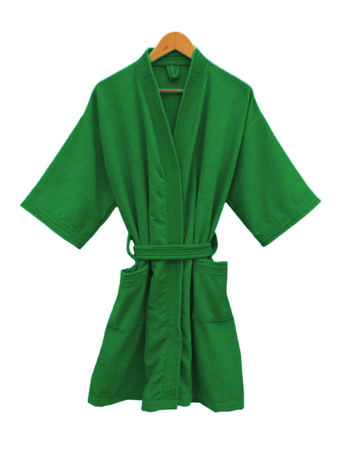 Bata de Baño Unisex Microfibra Verde Bandera