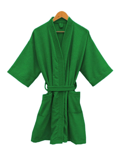Bata de Baño Unisex Microfibra Verde Bandera