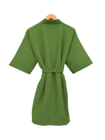 Bata de Baño Unisex Microfibra Verde Aguacate