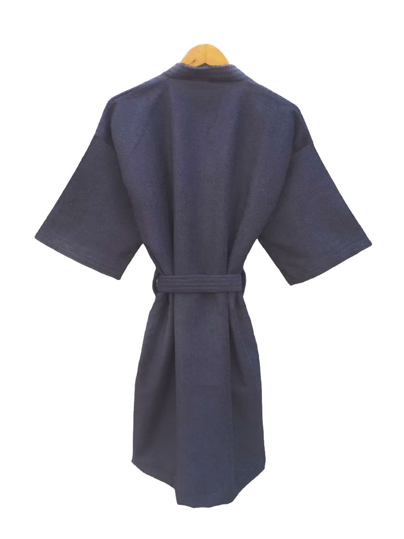 Bata de Baño Unisex Microfibra Gris Oscuro