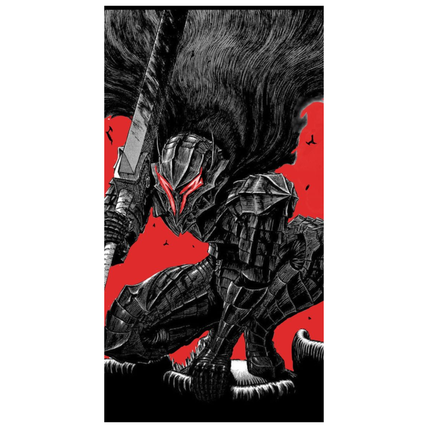 Toalla de baño  Anime Berserk Guts - Suave y Absorbente