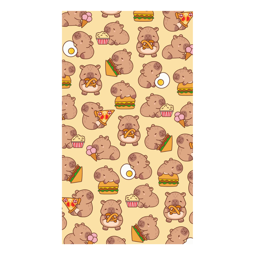 Toalla de Baño Capibara Kawaii | Suave y Absorbente