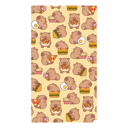 Toalla de Baño Capibara Kawaii | Suave y Absorbente