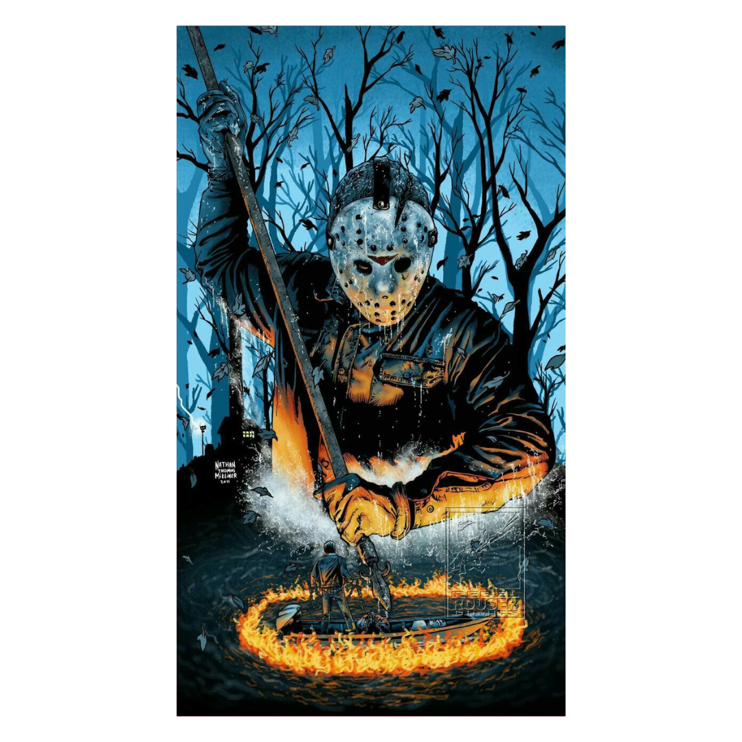 Toalla de Baño microfibra Jason Voorhees - Viernes 13