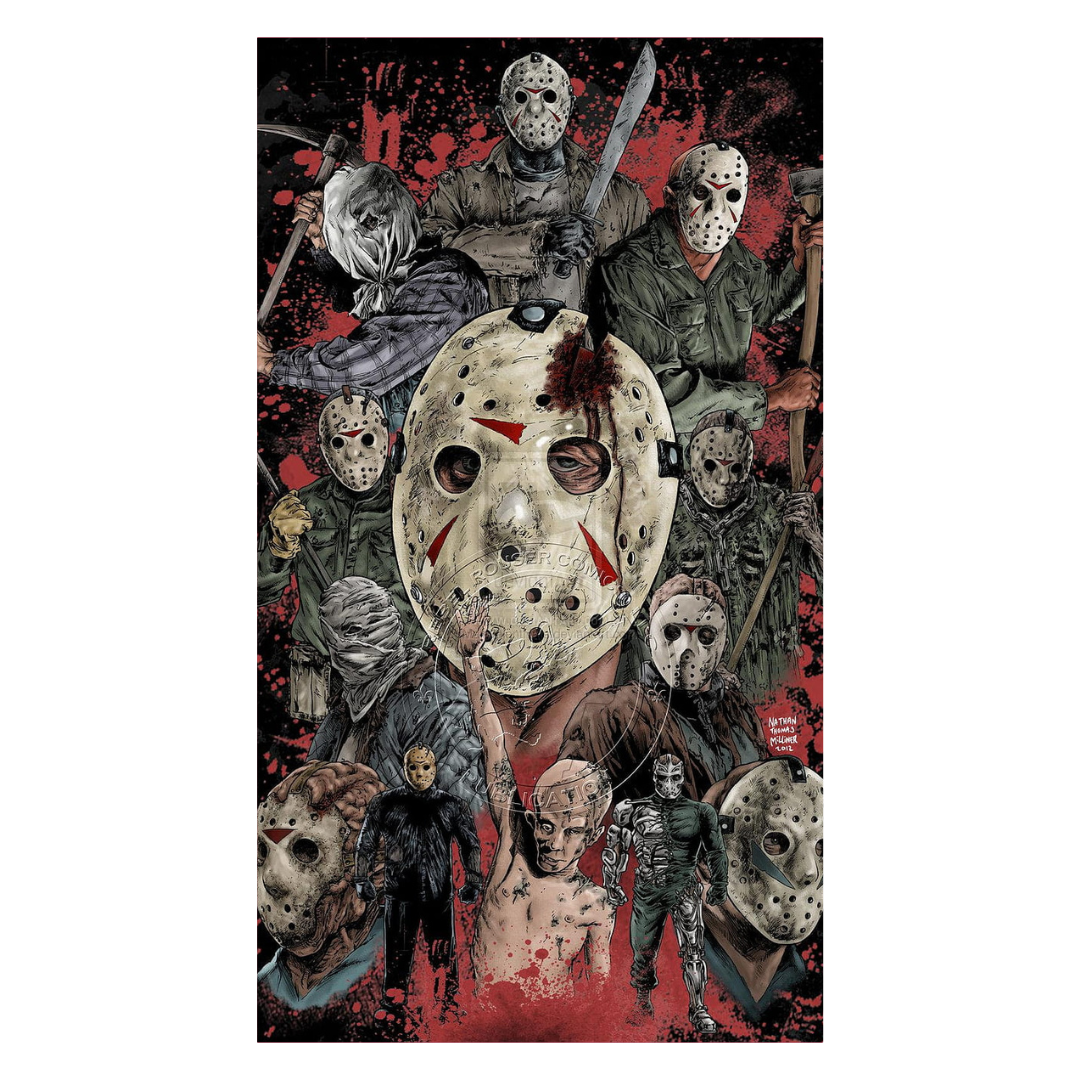 Toalla de Baño microfibra Jason Voorhees - Viernes 13