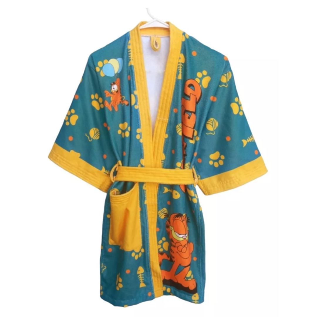 Bata de Baño Microfibra para Niños - Garfield