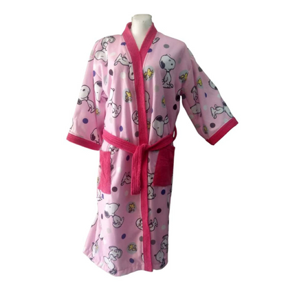 Bata de Baño Microfibra para Niños - Snoopy