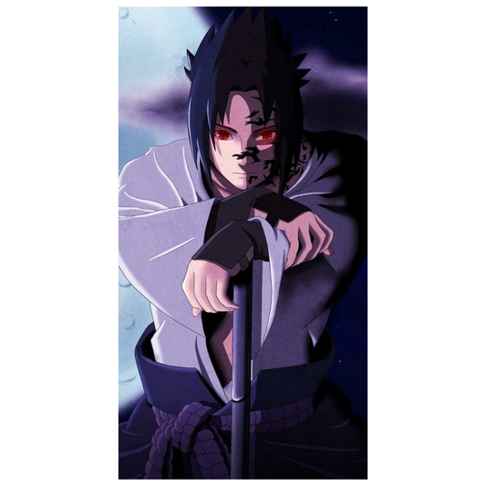 Toalla de baño  Anime Sasuke - Suave y Absorbente