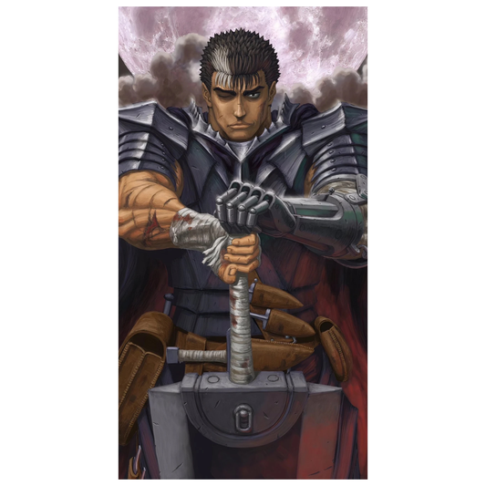 Toalla de baño  Anime Guts espadón - Suave y Absorbente