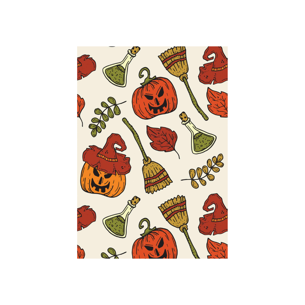 Paquete Toalla de Algodón Diseño Halloween 5 piezas  - 70 x 40 cm