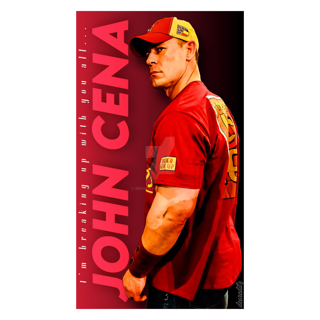 Toalla de baño WWE John Cena - Suave y Absorbente