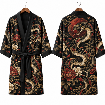 Batas De Baño Sublimada Estilo Oriental Unitalla