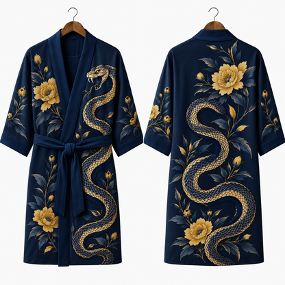 Batas De Baño Sublimada Estilo Oriental Unitalla
