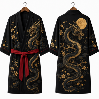 Batas De Baño Sublimada Estilo Oriental Unitalla