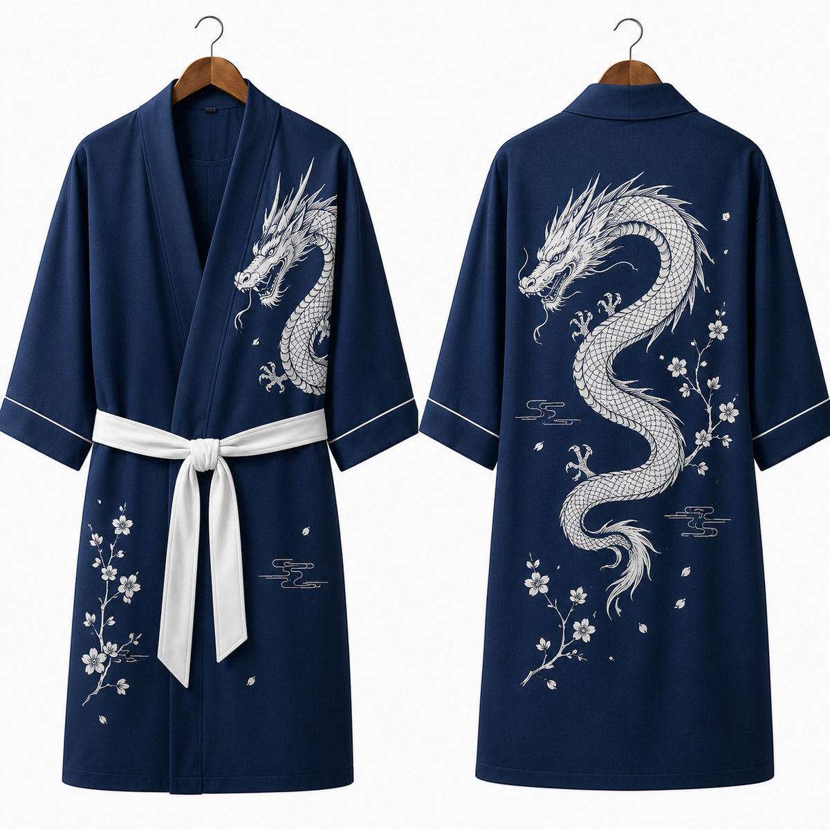 Batas De Baño Sublimada Estilo Oriental Unitalla