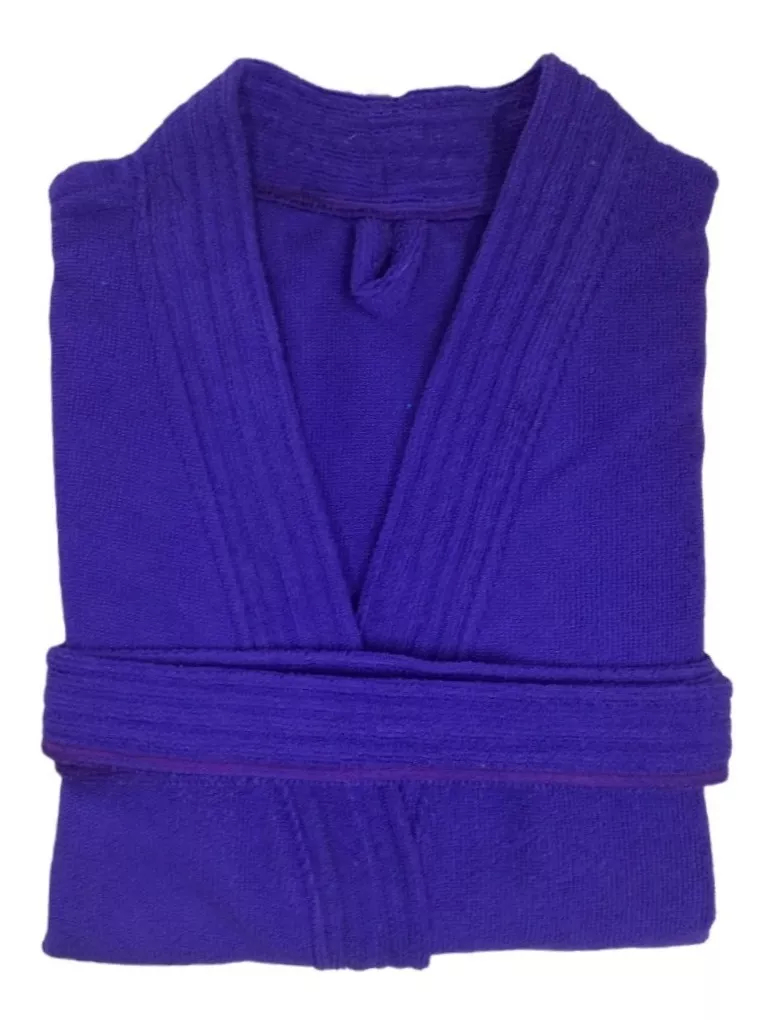 Bata de Baño Unisex Microfibra Morado