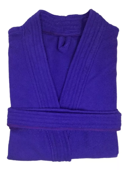 Bata de Baño Unisex Microfibra Morado