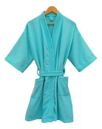 Bata de Baño Unisex Microfibra Menta