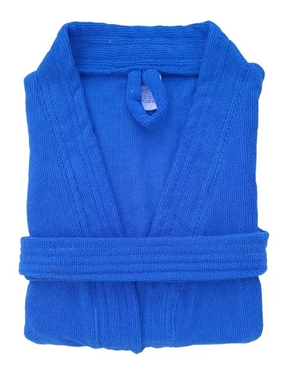 Bata de Baño Unisex Microfibra Azul Rey