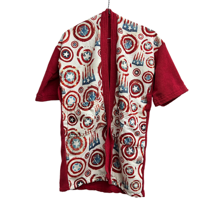 Bata de Baño Para Niño Capitán América