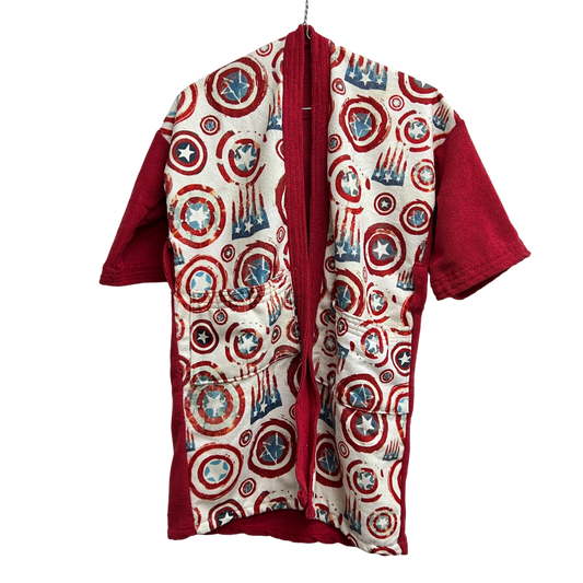 Bata de Baño Para Niño Capitán América