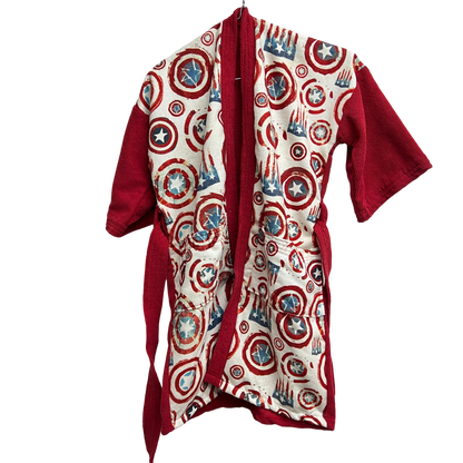 Bata de Baño Para Niño Capitán América