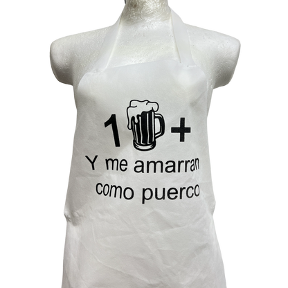 Paquete De 100 Mandiles Para Boda | Blanco