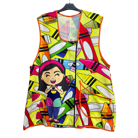 Bata Educadora con Cierre | Crayones