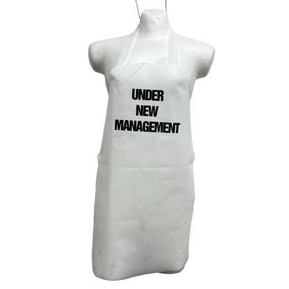 Paquete De 100 Mandiles Para Boda en Ingles | Blanco