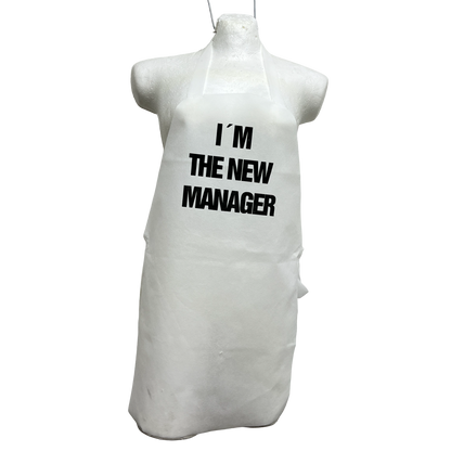 Paquete De 100 Mandiles Para Boda en Ingles | Blanco