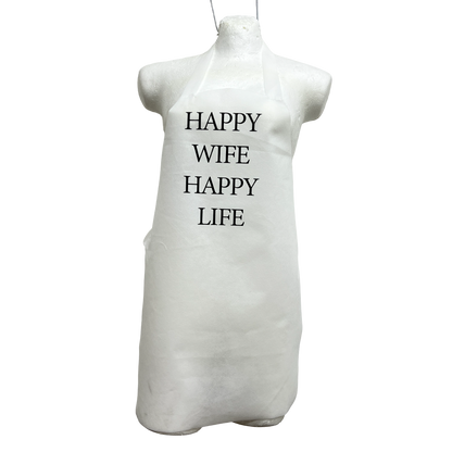 Paquete De 100 Mandiles Para Boda en Ingles | Blanco