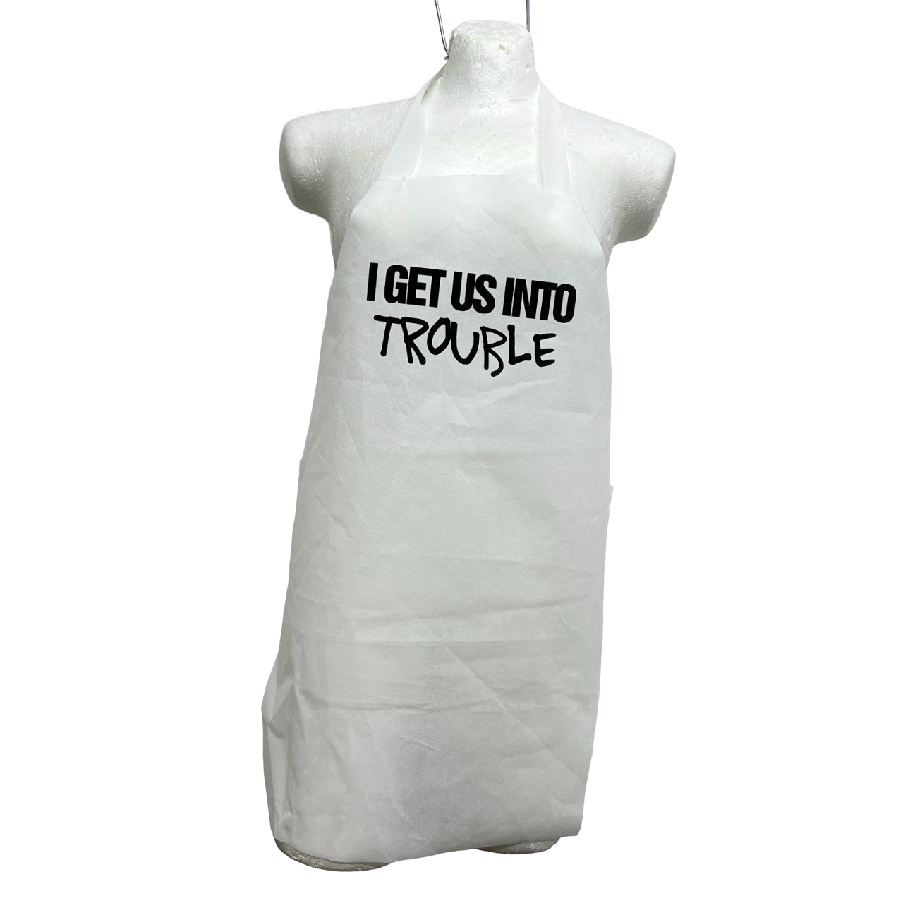 Paquete De 100 Mandiles Para Boda en Ingles | Blanco