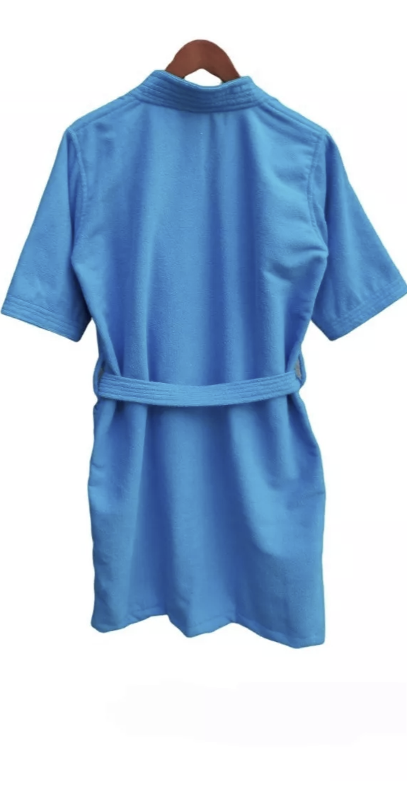 Bata de Baño Unisex Microfibra Azul Cielo