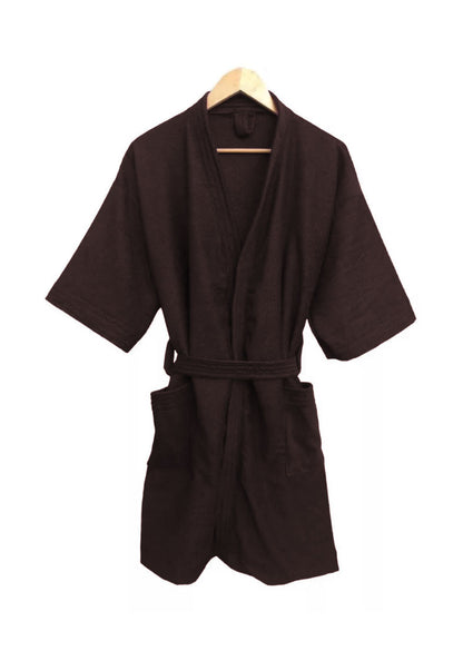 Bata de Baño Unisex Microfibra Café