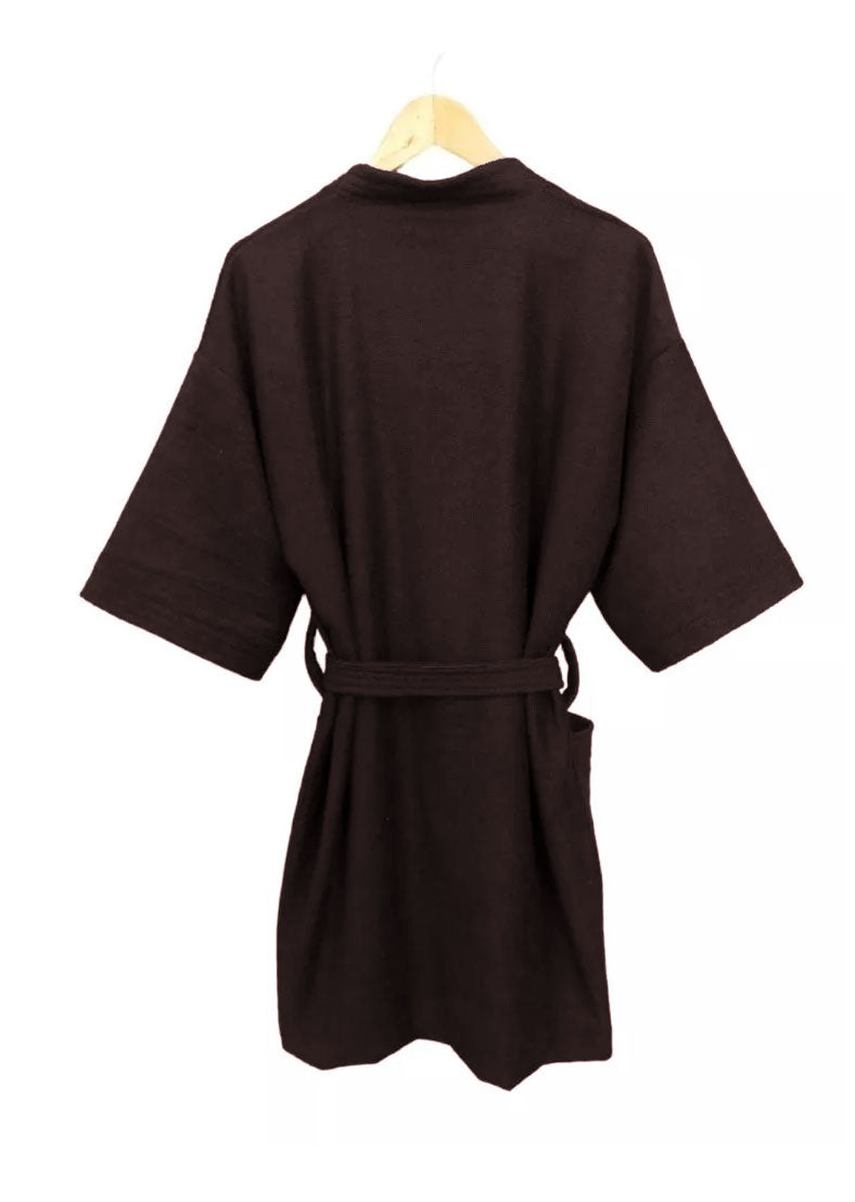 Bata de Baño Unisex Microfibra Café