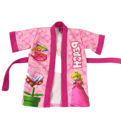 Bata de Baño Microfibra Princesa Peach