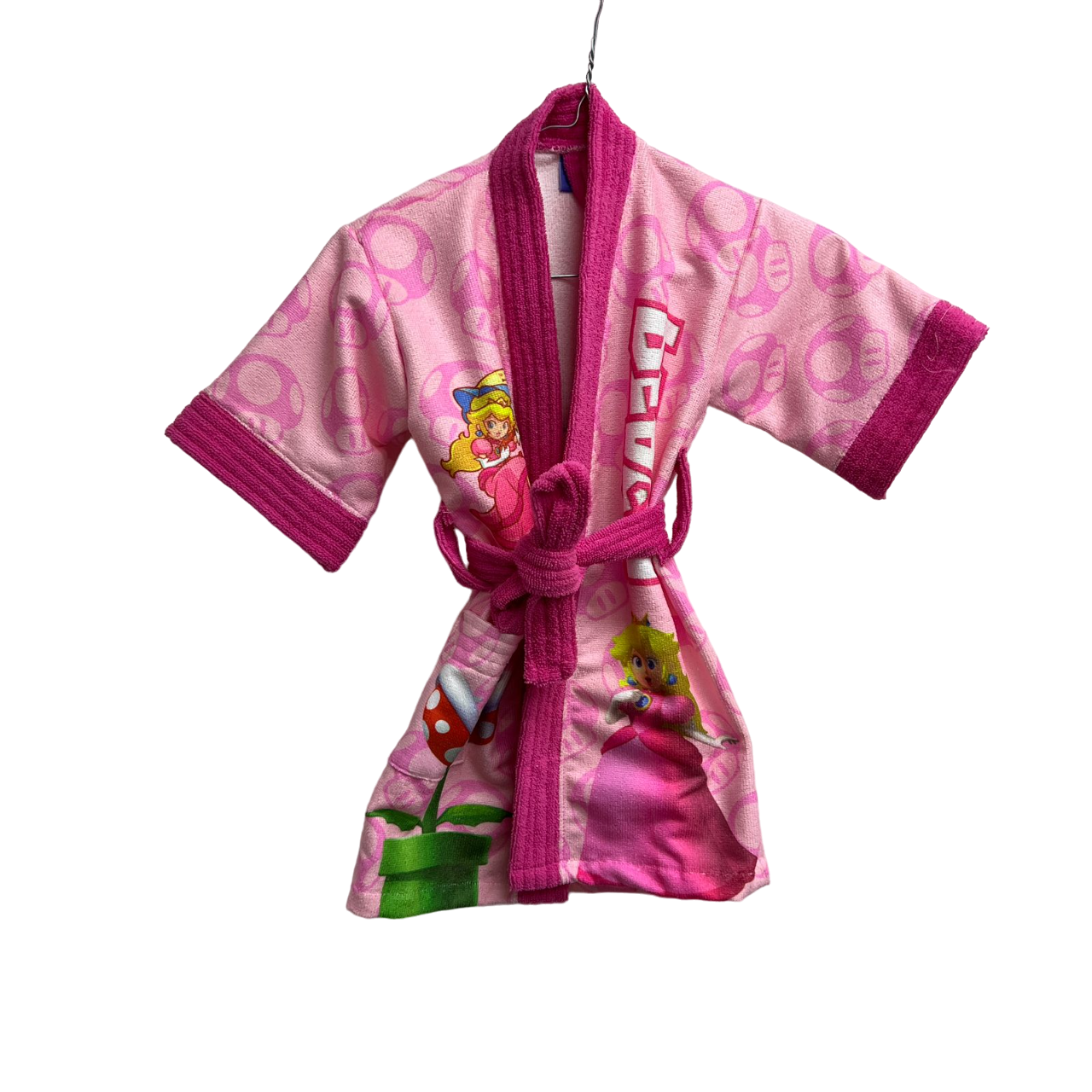 Bata de Baño Microfibra Princesa Peach